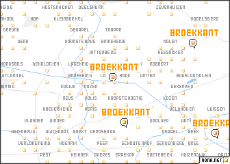 map of Broekkant