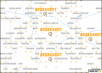 map of Broekkant