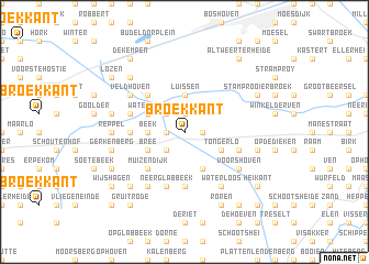 map of Broekkant