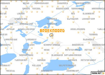 map of Broek-Noord