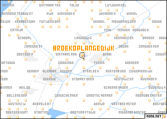 map of Broek op Langedijk