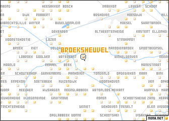 map of Broeksheuvel