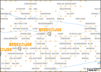 map of Broekzijde