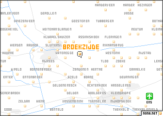 map of Broekzijde