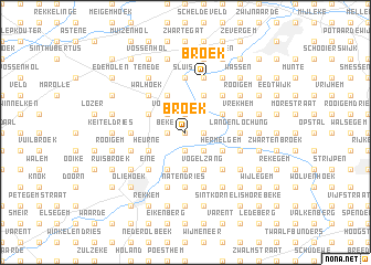 map of Broek