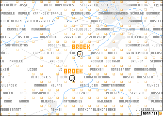 map of Broek