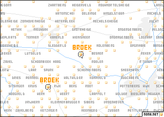 map of Broek