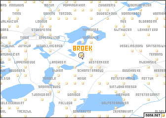 map of Broek