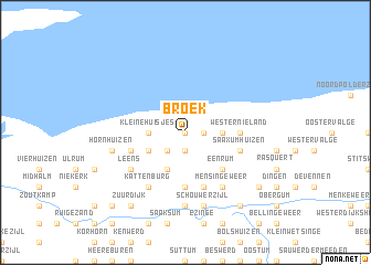 map of Broek