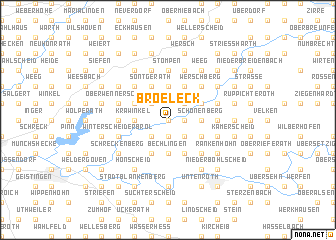 map of Broeleck