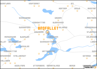 map of Brofallet