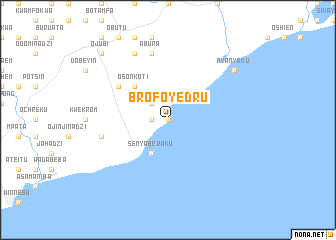 map of Brofoyedru