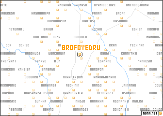 map of Brofoyedru