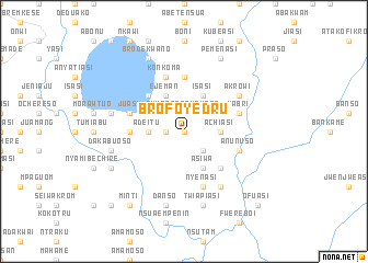 map of Brofoyedru