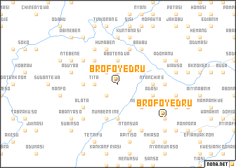 map of Brofoyedru