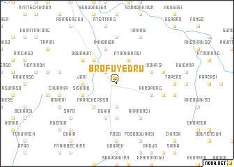 map of Brofuyedru