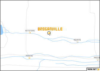 map of Broganville