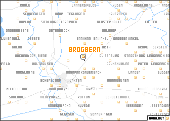 map of Brögbern