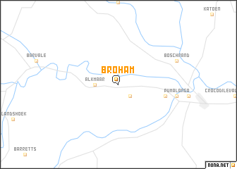 map of Broham