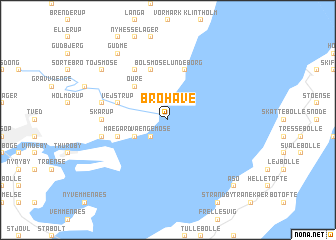 map of Brohave