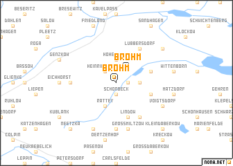 map of Brohm