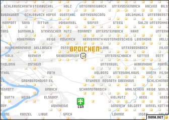 map of Broichen
