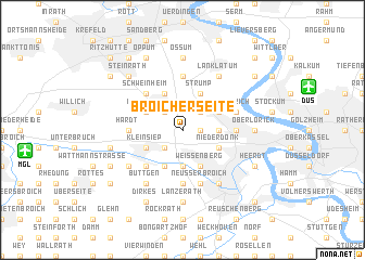 map of Broicherseite