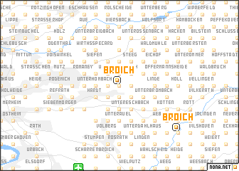 map of Broich