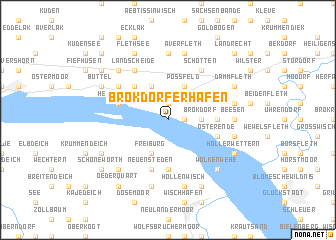 map of Brokdorfer Hafen