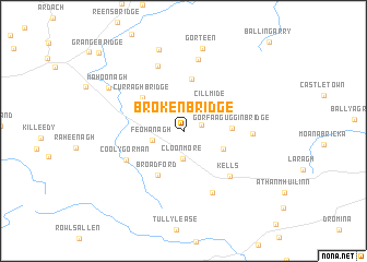 map of Broken Bridge