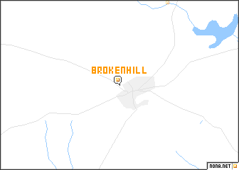 map of Broken Hill