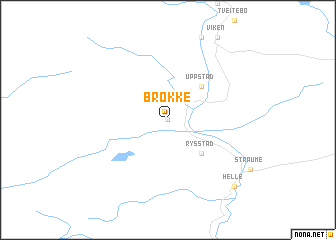 map of Brokke