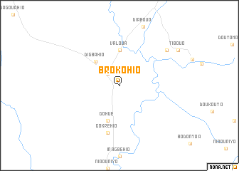 map of Brokohio