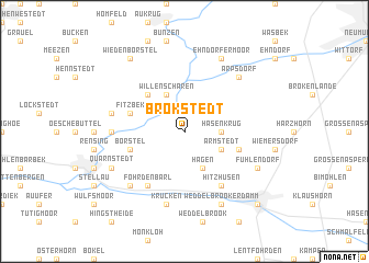 map of Brokstedt