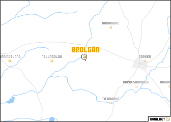 map of Brolgan