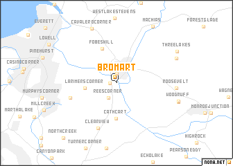map of Bromart