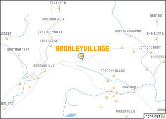 map of Bromley Village