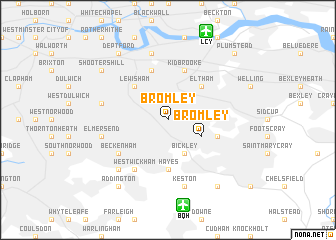 map of Bromley