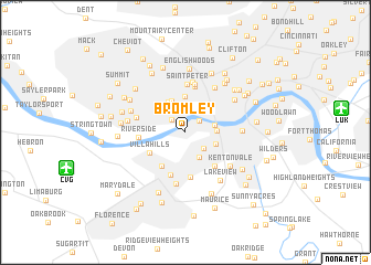 map of Bromley