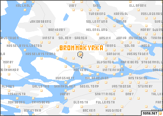 map of Bromma Kyrka