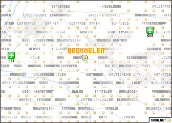 map of Brommelen