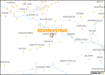 map of Brommerstown