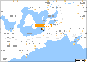 map of Bromölla