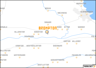 map of Brompton