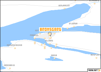 map of Bromsgård