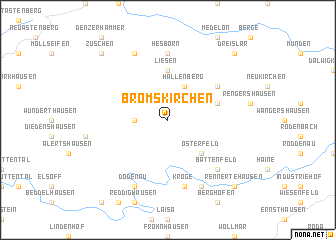 map of Bromskirchen