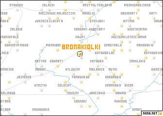 map of Bronaki Olki