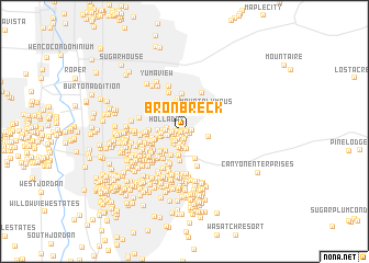 map of Bron Breck