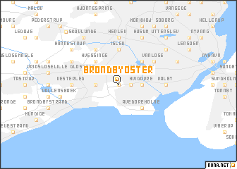 map of Brøndbyøster