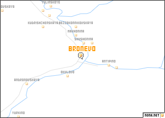 map of Bronevo